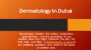 Dermatology in Dubai,