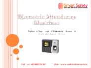 Biometric Attendance Machine