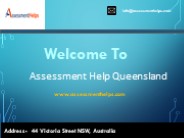Assessment Help Queensland