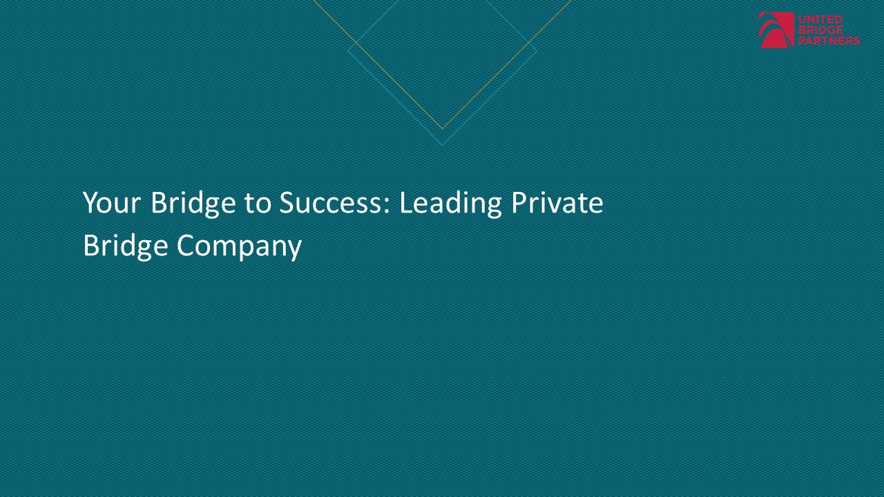 PPT Your Bridge to Success Leading Private Bridge Company PowerPoint