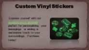 Custom Vinyl Stickers