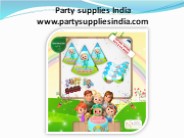 Theme party decorations