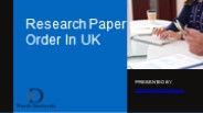 Research Paper Order In UK