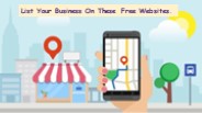 :List Your Business On These  Free Websites