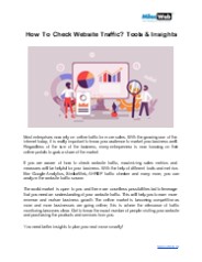 How To Check Website Traffic_ Tools & Insights