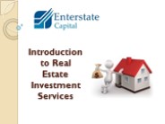 Introduction to Real Estate Investment Services