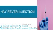 Hay fever injection