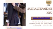 Suit Alterations NYC