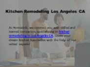 Kitchen Remodeling Los Angeles CA