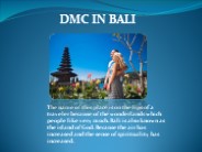 DMC in Bali