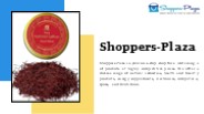 Kashmiri Saffron Threads – Shoppers-Plaza