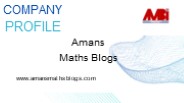 AMAN MATHS BLOGS