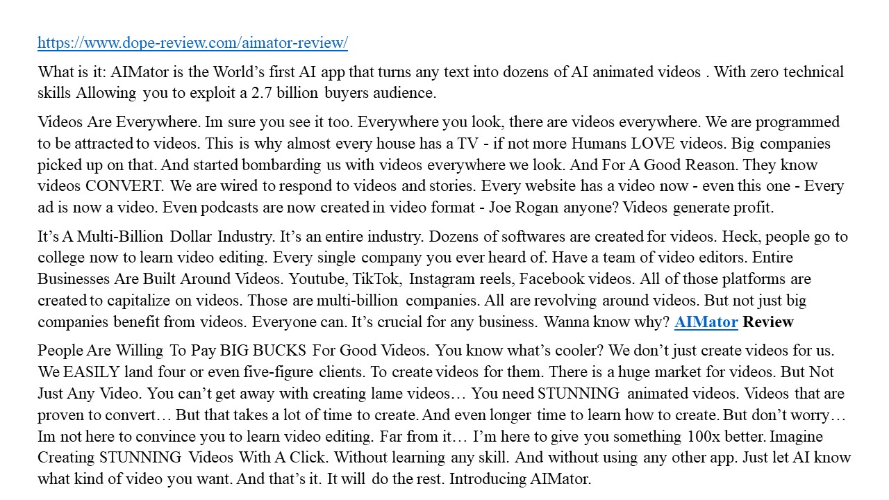 presentation player overlay