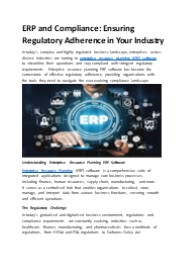 enterprise resource planning ERP software