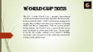 World Cup 2023
