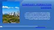 Company formation Canada