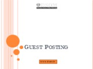 How to do Guest Posting to improve SERP Ranking in SEO?
