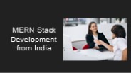 MERN Stack Development from India
