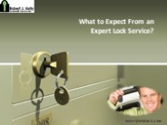 What to Expect From an Expert Lock Service