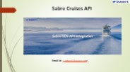 Sabre Cruises API