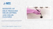 Benefits of High-Pressure Drain Jetting and Drain Cleaning