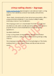 crimp roofing sheets – 3sgroups