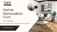 Home Renovation Firm North San Diego