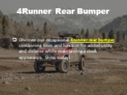 4Runner Rear Bumper