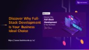 Discover Why Full-Stack Development Is Your Business Ideal Choice
