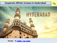 Corporate Offsite in Hyderabad