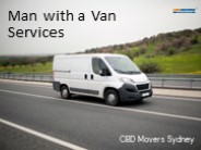 Hire Man with a Van Services in Sydney
