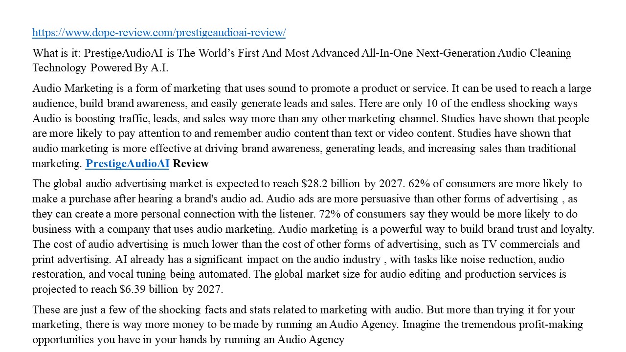 presentation player overlay