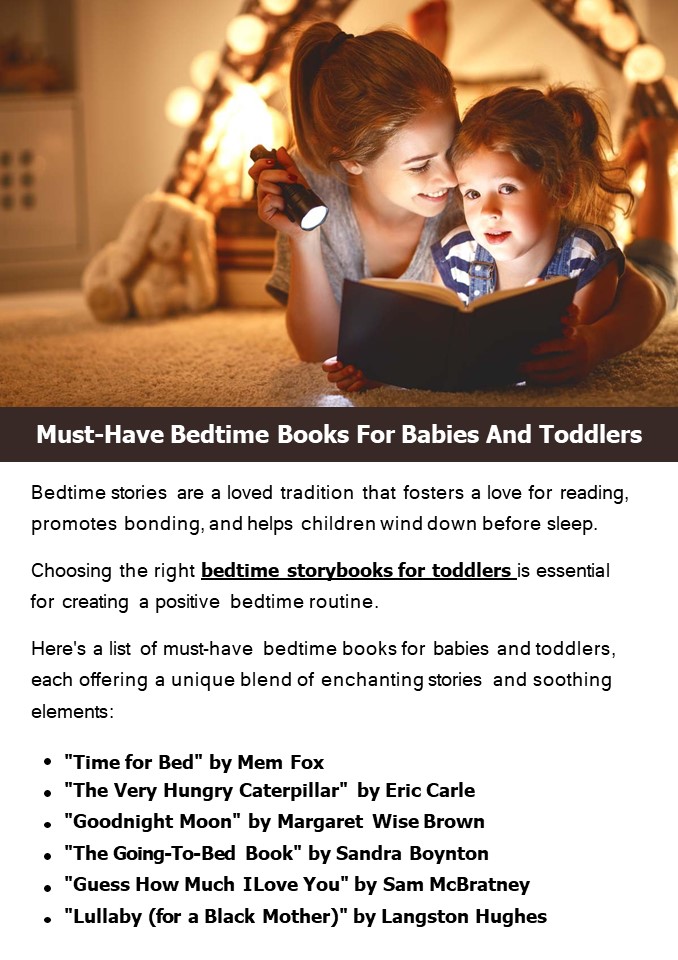 Must-Have Bedtime Books For Babies And Toddlers