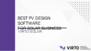 Best PV Design Software for Solar Business