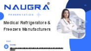 Medical Refrigerators & Freezers Manufacturers