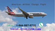American Airlines Change Flight