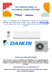 The Ultimate Guide to Purchasing a Daikin  Mini Split