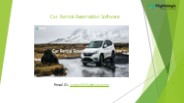 Car Rental Reservation Software