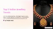 Top 5 Indian Jewelry