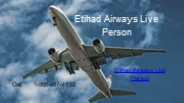Etihad Airways Live Person