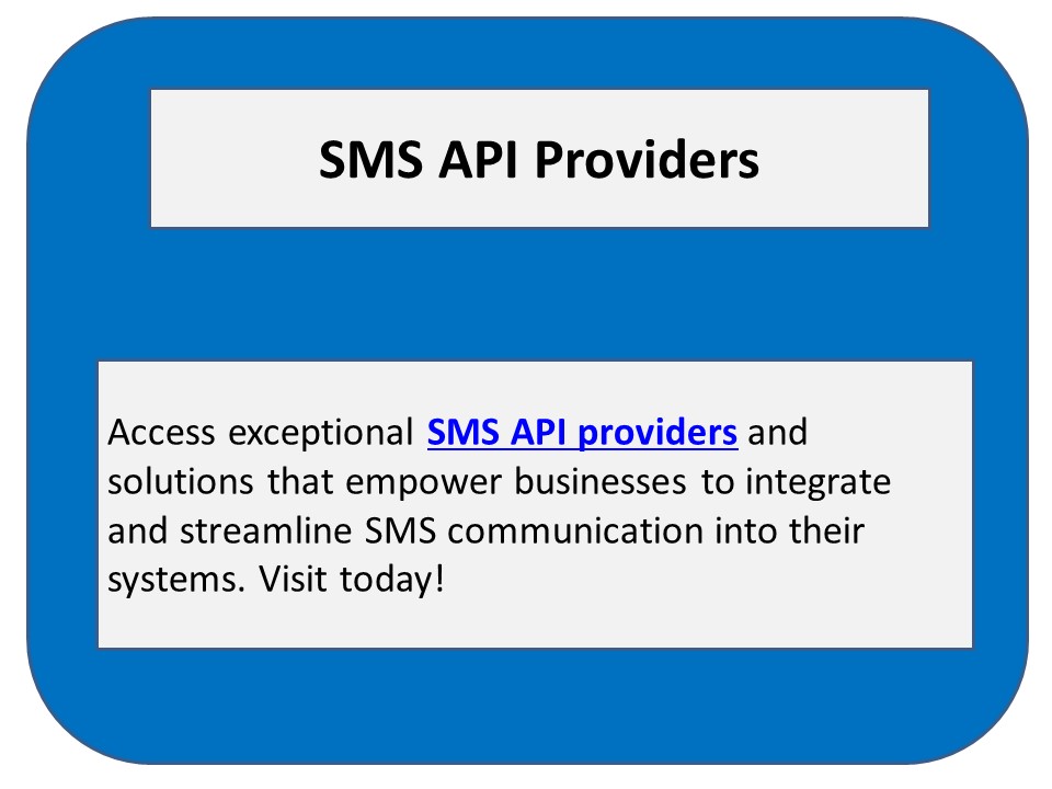 SMS API Providers
