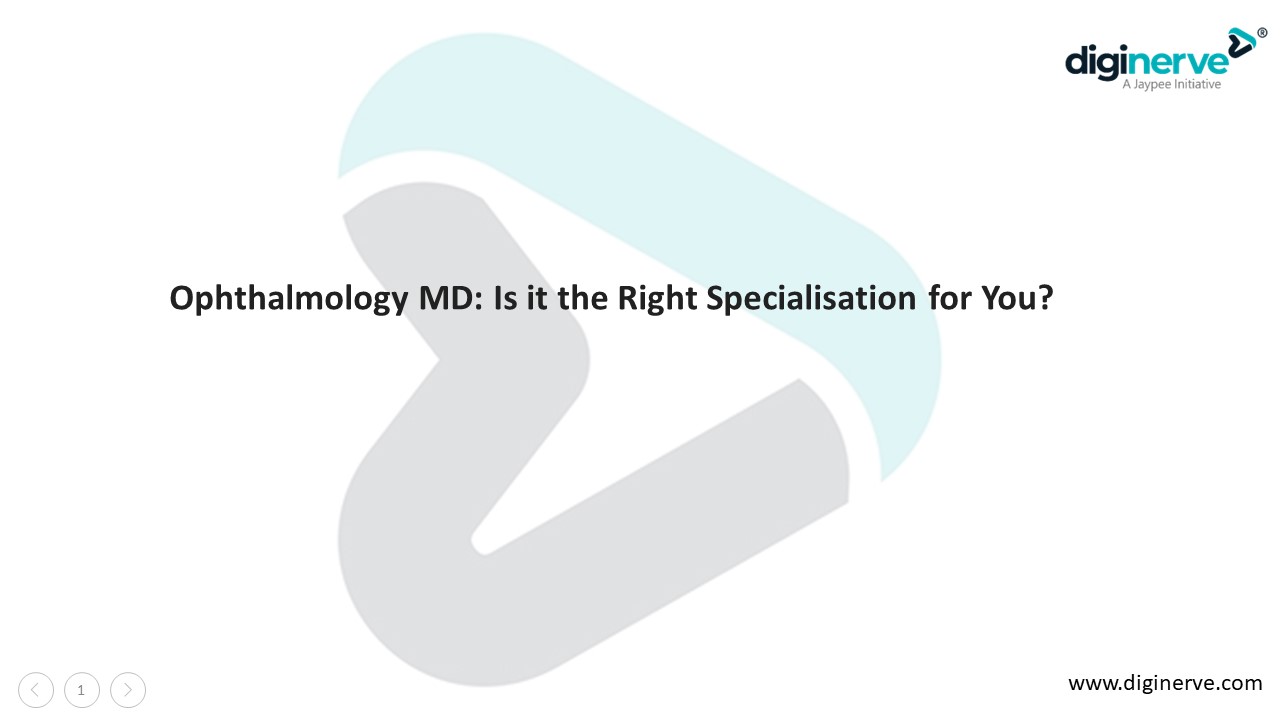 Ophthalmology MD: Is it the Right Specialisation for You?