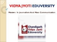 BA Journalism And Mass Communication