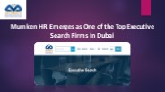 Top Executive Search Firms - Mumken HR