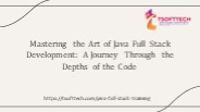 No.1 Java Fullstack Training In Kphb