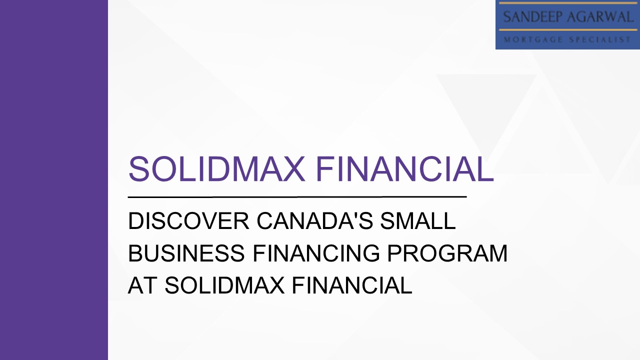 Discover Canada's Small Business Financing Program at SolidMax Financial