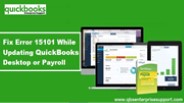 How to Rectify QuickBooks Error Code 15101?
