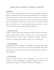 Binance clone script