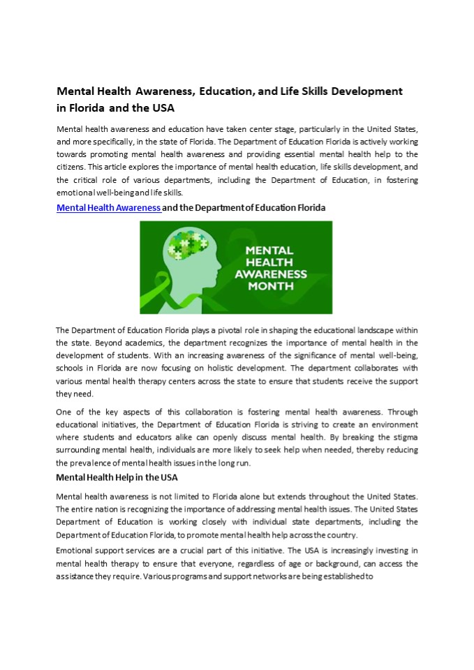 Empowering Minds and Transforming Lives in Florida's Department of Education