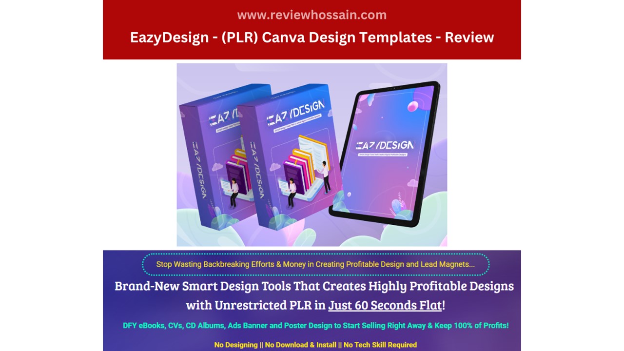 EazyDesign Review Ready To Sale For You